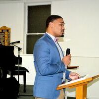Austin Ferrell, recognized for his inspiration and service to the community and youth during the Dr. Martin Luther King, Jr. celebration at Mt. Olive Missionary Baptist Church Jan. 20