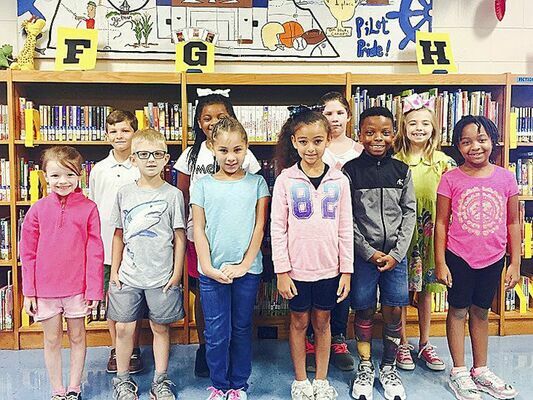 FCES STUDENTS OF THE MONTH – Fulton County Elementary School recently named their September Students of the Month. Pictured front row, from left, Albree Snider, Rylan Barnett, Brianna Coleman, Navaeh Schmidt, Deatrik Kinney, Makiyah Karo; back row, Waylon Brunswick, Taylan Hendrix, Cheyenne Linder and Presley Eakes. (Photo submitted)