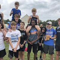 TRACK MEMBERS – Members of Fulton County’s Boys Track team pose at the Calloway County Invitational held at Calloway County High School on Sept. 8. (Photo submitted)
