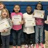 CHARACTER COUNTS – Awards for the trait of CARING for this month’s Character Counts from the kindergarten and first grade classes at Carr Elementary in Fulton are Carson Capps, Melody Baker, Cailinn Ezekiel, Shamiaha Pirtle, Daryl McNeil, KaMya Mason Jaxson Kuenche, and Rakalynn Gross. (Photo submitted)