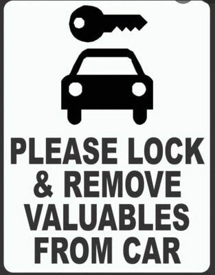 LAW ENFORCEMENT URGES AREA CITIZENS TO LOCK VEHICLES WHEN PARKED/NOT IN USE.