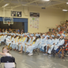 FULTON COUNTY HIGH SCHOOL CLASS OF 2018 – Seniors at Fulton County High participated in Graduation exercises on June 1 in the school gym at 7 p.m. Valedictorians Daisy Major and Caroline Morrison, Salutatorian Summer McClure, Superintendent Aaron Collins, and Special Guest Speaker Chad Parker addressed the graduates, family and friends. (Photo by Barbara Atwill)