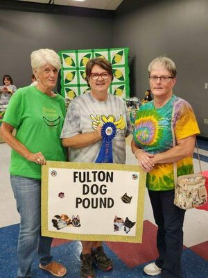 First place in the 2022 Banana Festival Pudding Path cookoff for non-profits went to Fulton Dog Pound.