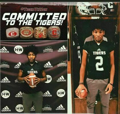 COLLEGE BOUND – Fulton County High School Senior Webbie Turner has committed to attend Campbellsville University to continue his football career. (Photo submitted)