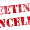 SOUTH FULTON PARKS AND REC MEETING CANCELLED