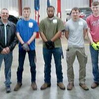 AUTOMOTIVE SKILLS CONTEST – Four Rivers Career Academy Automotive Technology students traveled to the Skills Training Center in Mayfield on March 1 to compete in a Skill Contest. Keaton Heath won 1st Place and Matthew Ferguson, received 2nd place, both from Hickman County. Also participating were Jaron Pyron of Fulton Independent and Cole McCoy of Hickman County. Brad Tucker is the Automotive instructor. (Photo submitted)