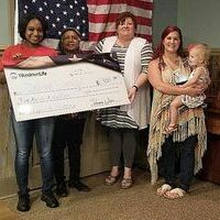 WOODMENLIFE SCHOLAR – Woodmenlife Chapter 4, recently presented a $500 Scholarship to Fulton High School student and member of the FHS Class of 2019 Zakira Donald, far left. Also pictured is, left to right, her grandmother Sharon Patton; Woodmenlife Representative Angie Lattus; and Chapter 4 President Nicole Young and her daughter Adeline Young. (Photo submitted)