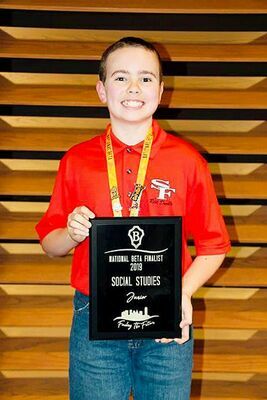 South Fulton student places on national level at Beta convention