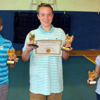 Pictured are the top three AR Readers at Carr Elementary in Fulton: Charlie Cavness, Daylen Reeves and Zuzu Pulley with their trophies. (Photo submitted)
