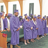 Members of the Fulton High School Class of 2018 observed a moment of prayer during Baccalaureate Services May 20. (Photo submitted)