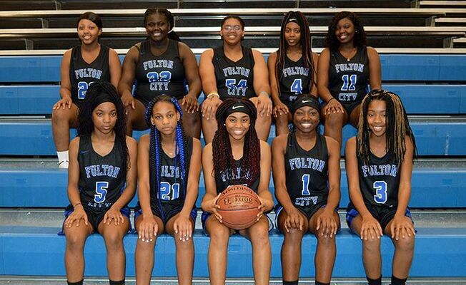 The 2019-2020 Fulton High School Lady Bulldogs’ basketball team