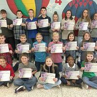 SFES PERFECT ATTENDANCE – These South Fulton Elementary students in Fifth Grade achieved perfect attendance during the previous grading period. They are, front row, left to right, Clark Rice, Ben Swift, Jadyn Rushin, Zoe Adams, Skylie Briggs; middle row, Gentry Wright, Braden Gore, Jayden Wilder, Carter Holzner, Emma Rhodes, Izzy Rea, Piper Lusk; back row, Jonathan Doss, Trey Jackson, Charles Michael Mulcahy, Jackson Doss, Hannah Roach, Lexi Lee, Hayley Stayton, and Gracie Graves (Photo submitted)