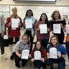 Pictured left to right are, front row, are SFHS Anatomy/Physiology class members Sophia McMinn, Kenna Sadler, Abby Potts; back row, Kyle Ward, Allison Murphy, Nece Quinn, AnnaRose Larson, Olivia Murphy, and Jenny Beth Brundige. (Photo submitted)