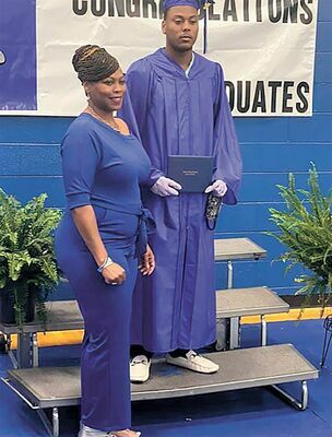VIRTUALLY GRADUATING – Fulton Independent High School seniors, as featured in the June 3 edition of The Current, were provided with individualized “virtual” graduation exercises, with students scheduled for a specific time to arrive at the gym, with immediate family members.