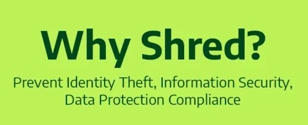 NOW IS YOUR OPPORTUNITY TO SECURELY SHRED DOCUMENTS