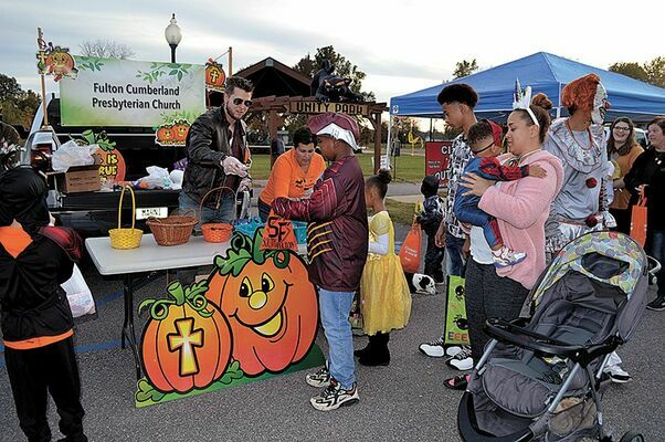 UNITY PARK TRUNK-OR-TREAT – Hundreds of children and families made their way to each booth display at South Fulton’s Unity Park Oct. 31. The trunk-or-treat event was sponsored by the City of South Fulton and South Fulton Parks and Recreation Board, and featured in The Current Nov. 4.