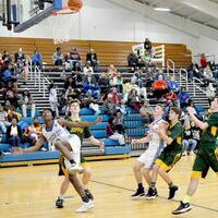 Fulton High School Boys' Basketball team wins against Joppa, 82-27,