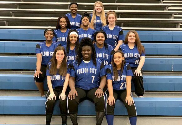 The 2019 Fulton High School Lady Bulldogs’ softball team