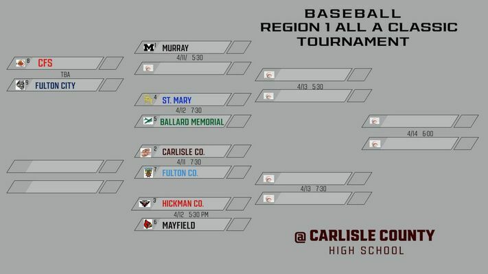 LOCAL TEAM TO COMPETE IN REGION 1 ALL-A CLASSIC BOYS HIGH SCHOOL BASEBALL TOURNAMENT